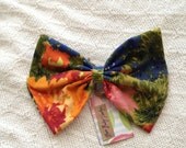 Large Floral hair bow