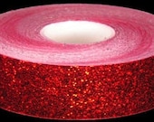 1" Metallic Glitter Hoop Tape - 60 ft - Many Colors to Choose Froom
