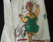 Vintage Apron Women's Half Apron Martini Washington Costume Cooking Kitchen Clothing Home Living Dining Entertaining by picadillymarket
