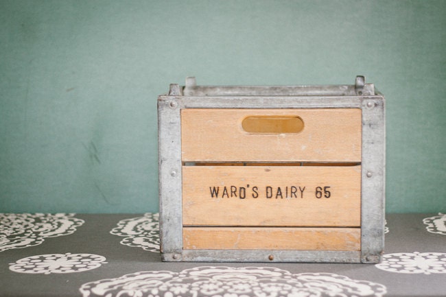 40% off sale vintage milk crate