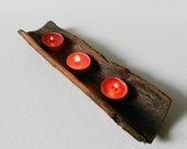 Handmade Wooden Candle Holders Natural wooden home decor Wood candle holders Rustic home decor
