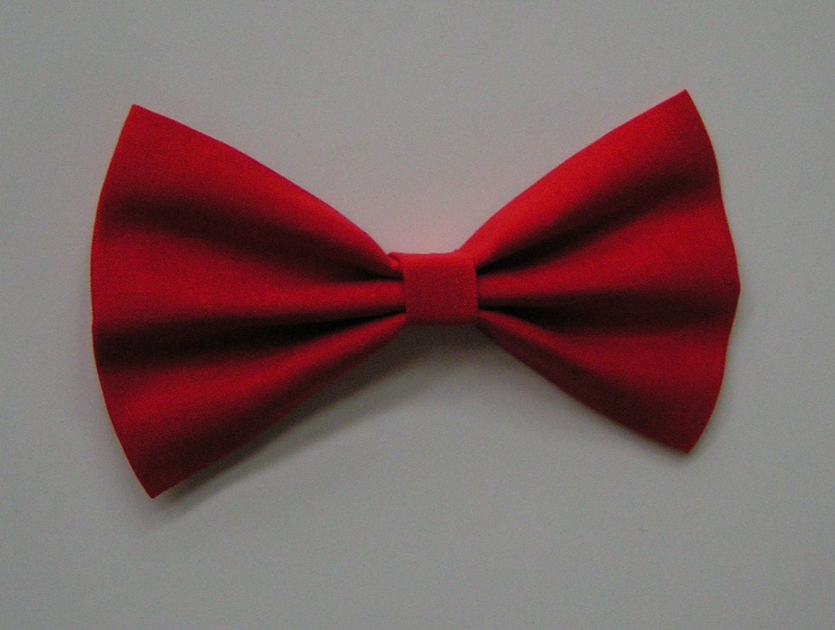 Lipstick Red Hair Bow for kids adults, Fabric Hair Bows, Hair Bows for teens, big red bow