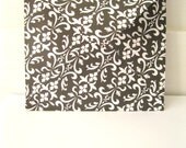 Black and White Damask Envelopes Custom Handmade large envelopes Wedding Stationery 6-1/2 in x 6-1/2 in. Special Order.
