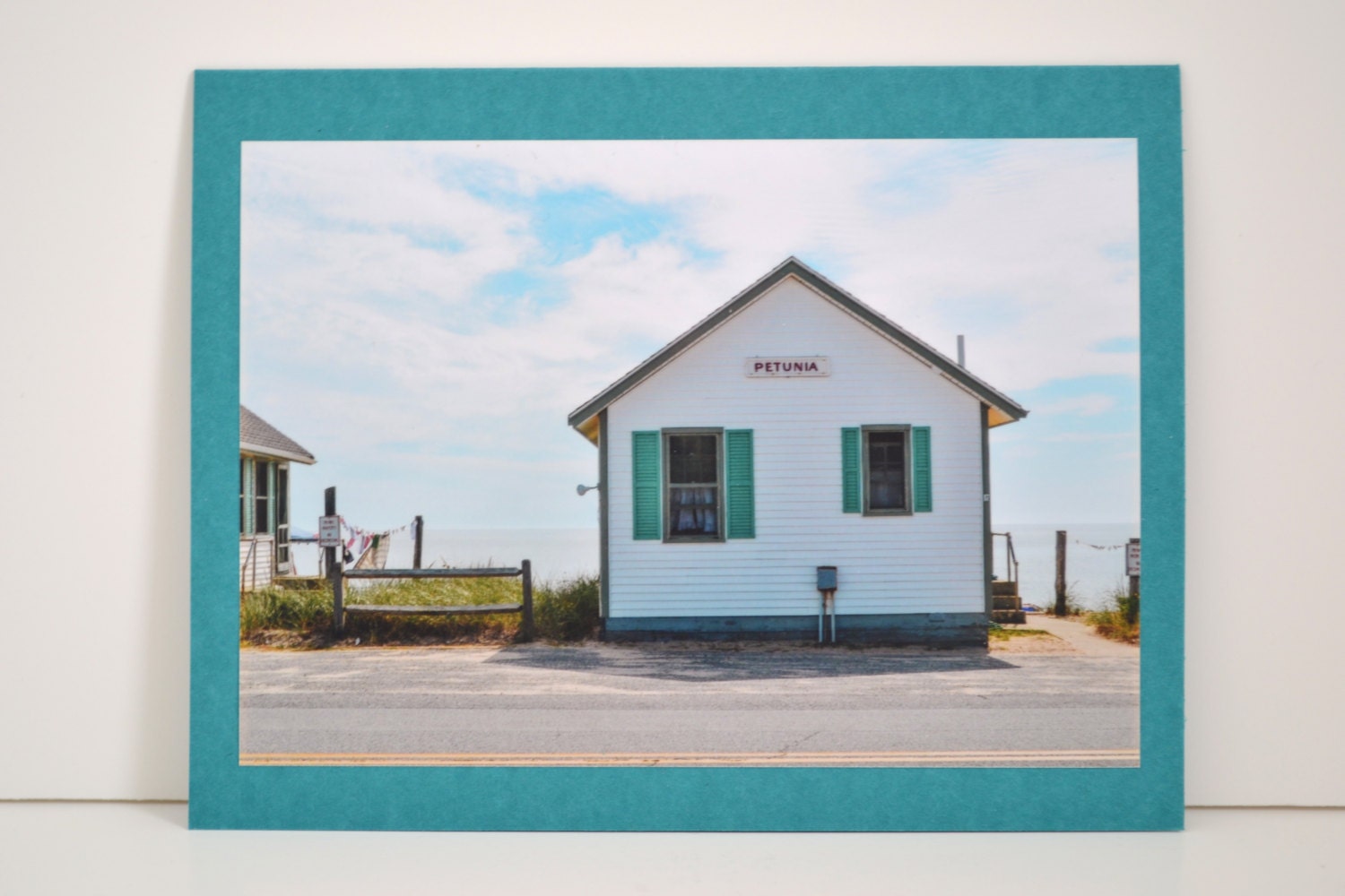 Cape Cod Photo Card, "Truro Beach Cottage"