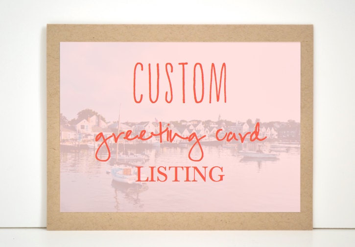 CUSTOM Greeting Card
