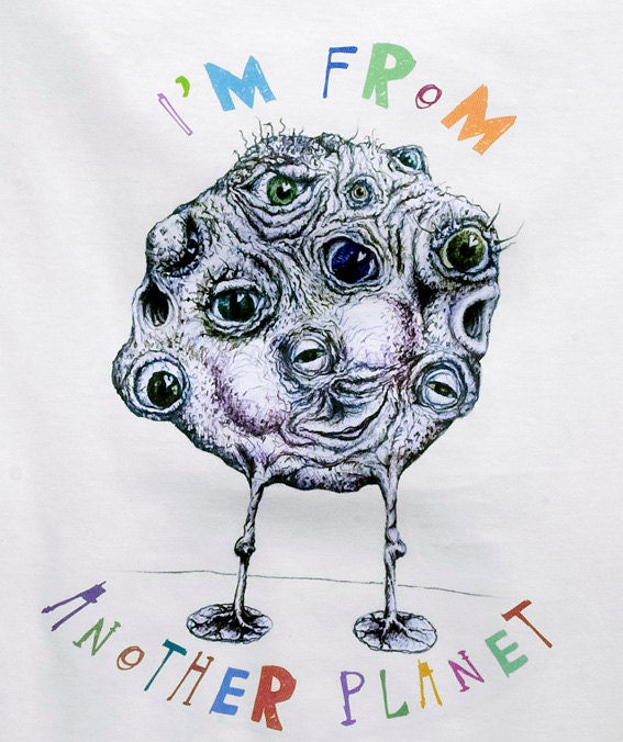 Kids T Shirt  - I'm from Another Planet