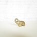 Brass Elephant // Miniature Elephant // Gold Elephant