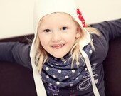 Girls hat ear flap hat toddler baby girl Spring hat