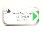 Royal Mint Natural Lip Balm Tin //  Mango Butter Cocoa Butter Jojoba Beeswax // Peppermint Spearmint