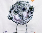 Kids T Shirt  - I'm from Another Planet - Alien - Monster - Child - Fun - Scary