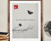 Minimalist Quotation Print - Rumi
