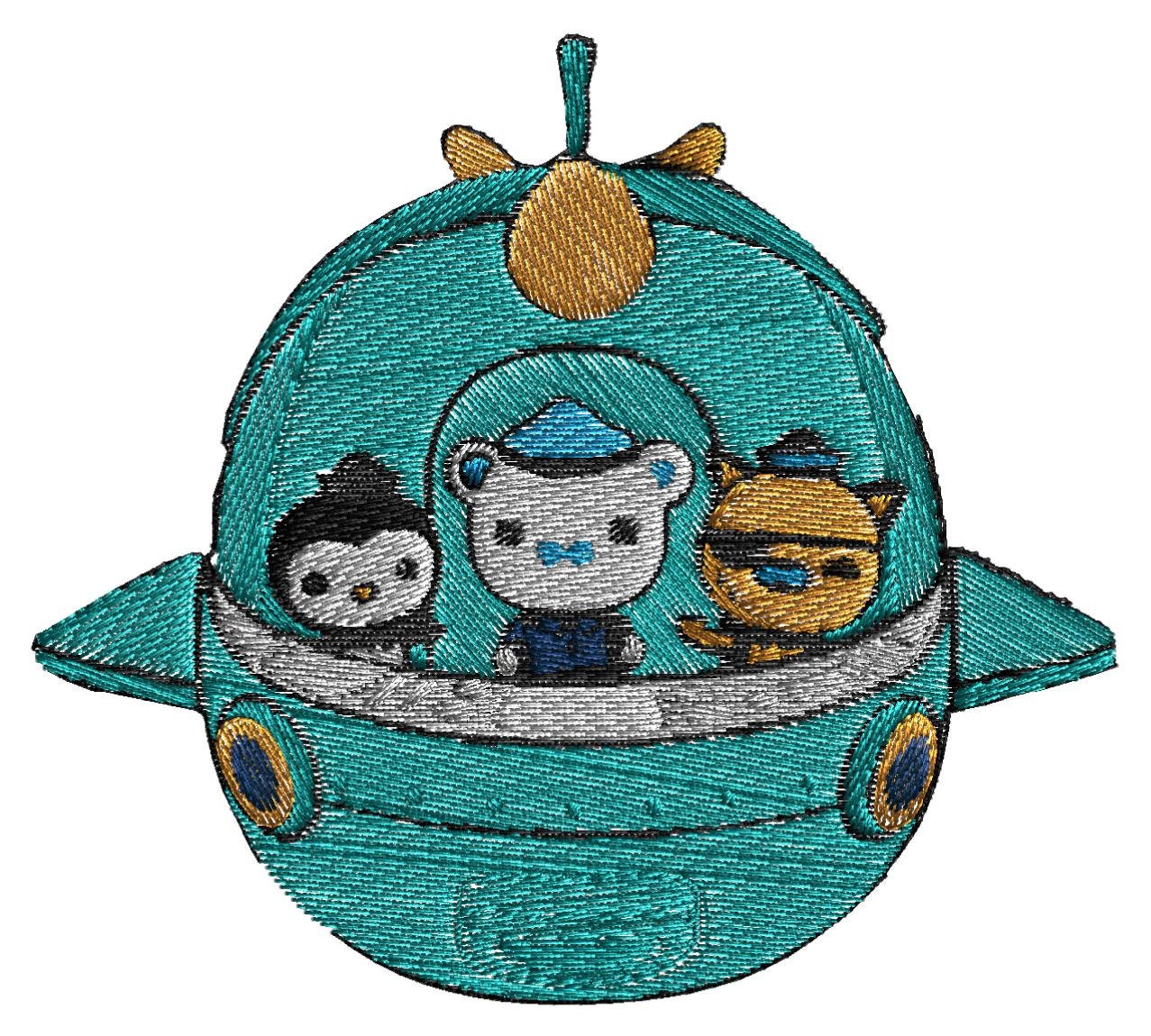 Octonauts - Digital  embroidery design