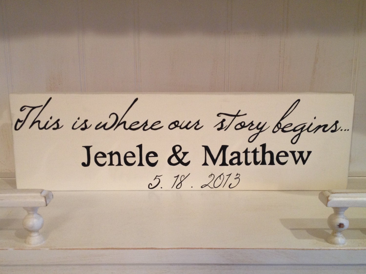 This is where our story begins Wedding Sign, Bride & Groom Sign, Rustic Wedding Sign