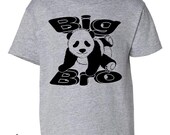 Toddler Boy T-Shirt Big Bro Panda Design Short Sleeve