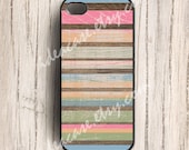 Stripe iphone case , Wood Print Geometric Unique iPhone Case ,  iPhone 5 Case , iPhone 4 Case , iPhone 4s case , plastic case