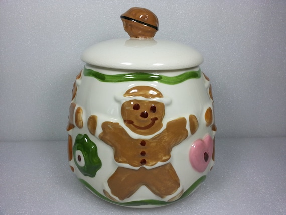 Vintage Gingerbread Man Cookie Jar - Los Angeles Pottery Co. USA