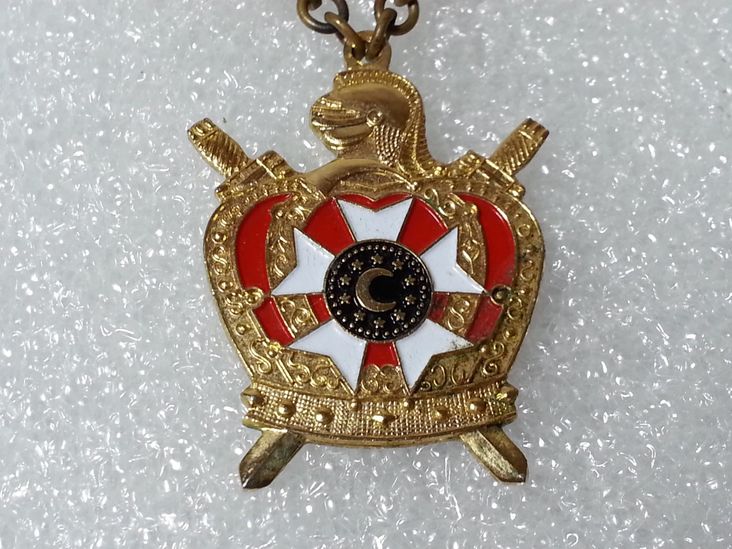 Vintage Demolay Masonic Ritual Metal