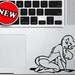 Poison Ivy - Macbook TrackPad Decal - Macbook Decal - Mac Decal - Macbook Pro Sticker - Wrist Rest Decal