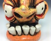Monster alien face shot glass