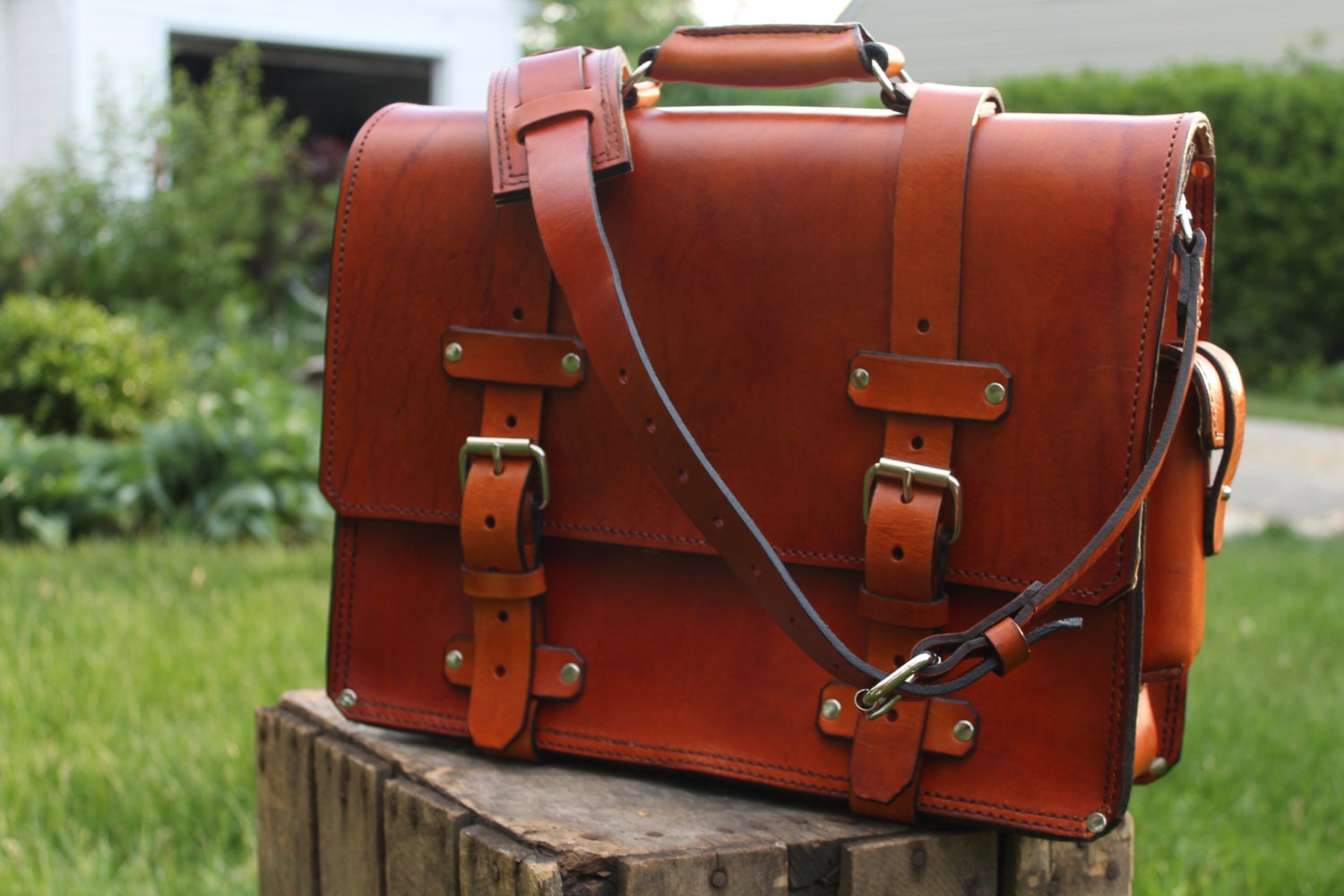 Handmade leather bag that will outlast you