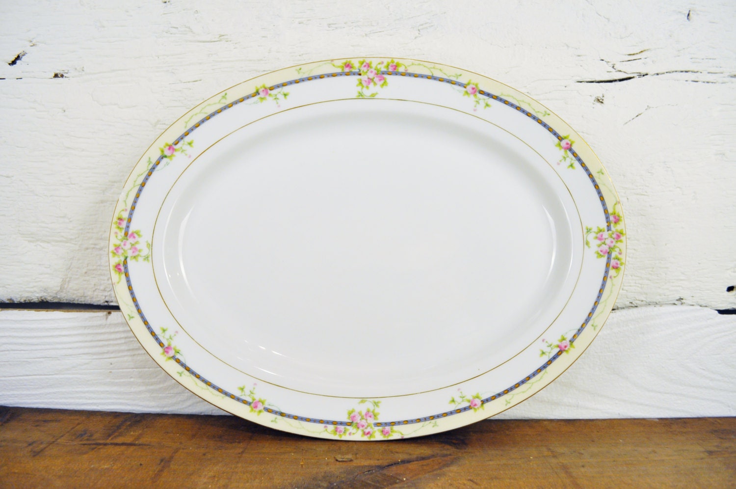 Vintage Noritake Serving Platter, Handpainted Chanrose, Vintage dinnerware, Housewarming gift, Noritake Replacement Dish, Rose Design.