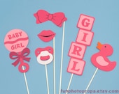 Photo Booth Prop Set - 6 Piece Baby Girl Photobooth Set - Photobooth Props Il_170x135