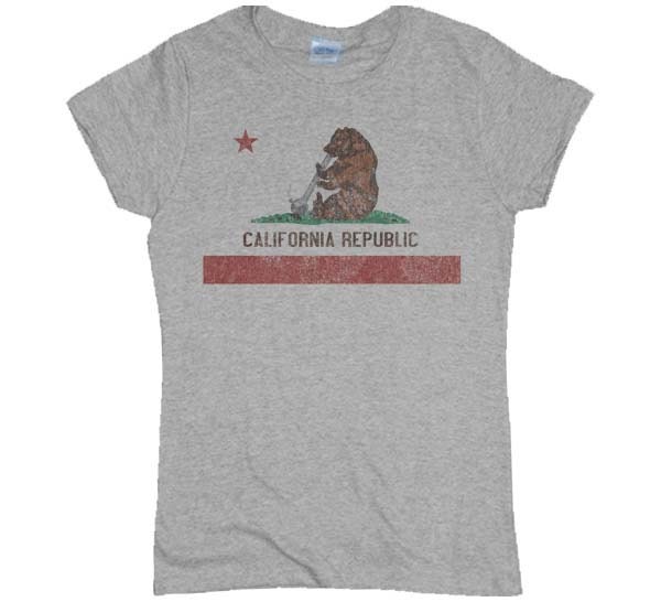 California Flag - Marijuana Womens T Shirt