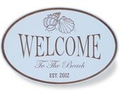 Personalized Carved Welcome Sign, Established Plaque, Custom Welcome Sign, Housewarming/Wedding/Anniversary/Birthday/Shower Gift