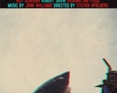 Jaws 3D Movie Poster (3D Glasses Included)