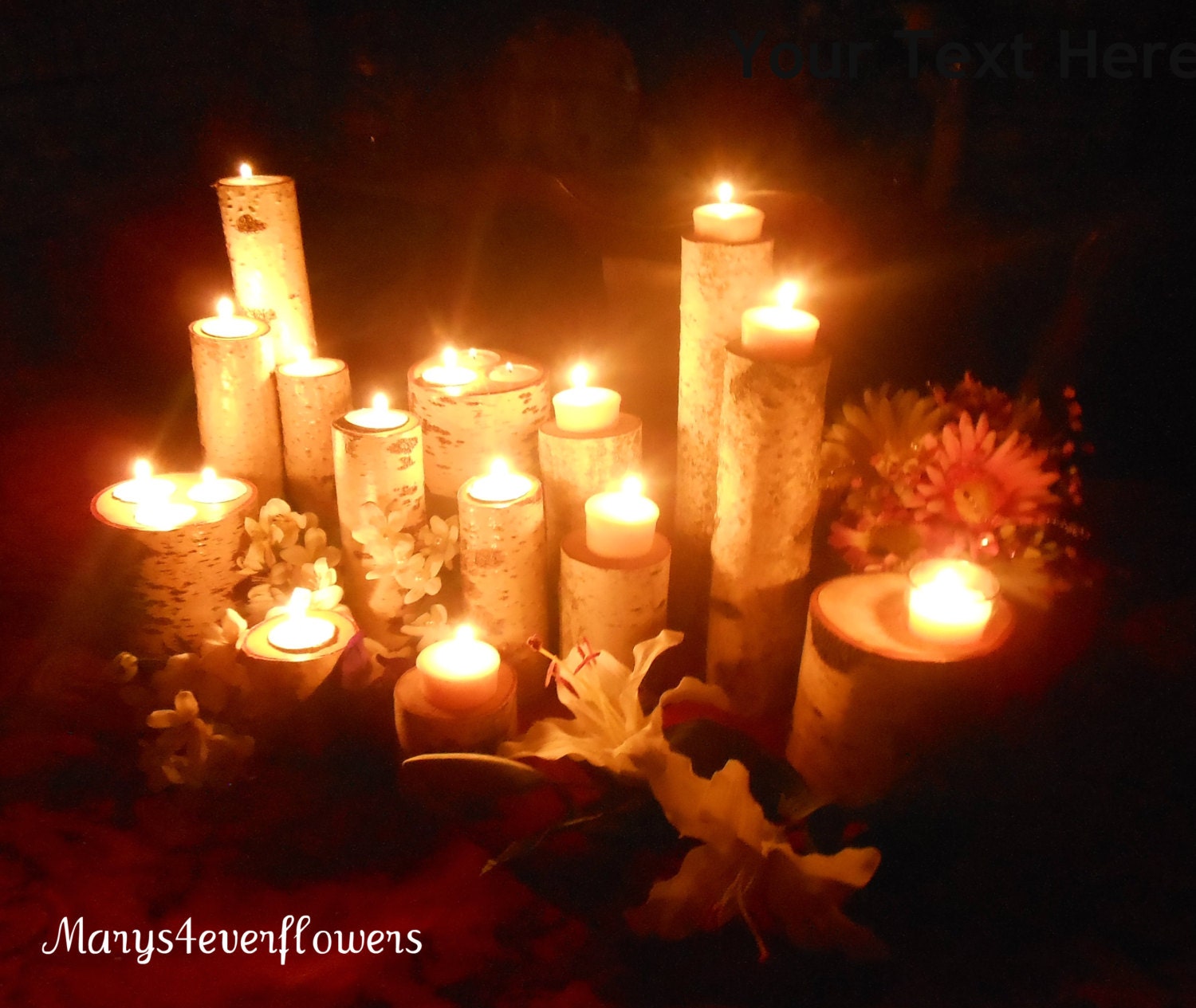 Wood Candle Holders Birch