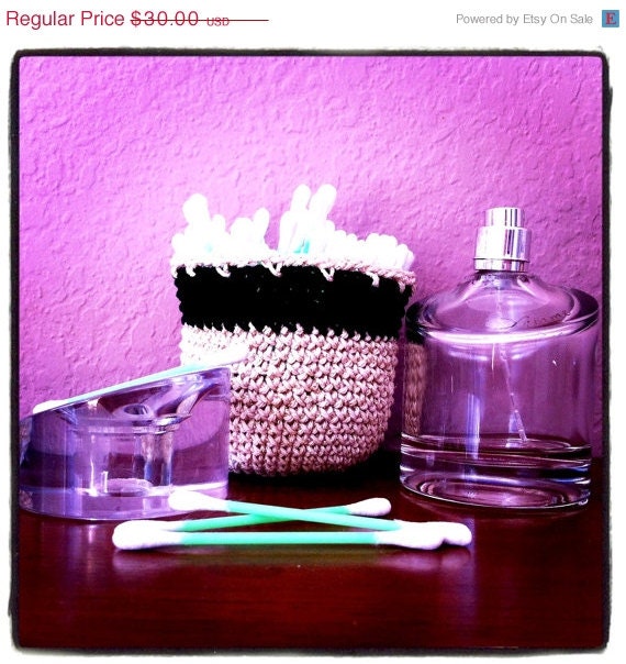 Birthday Sale Handmade Crochet storage basket - housewares/home welcoming gifts/ home decor/Jewelry basket