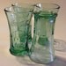 Set of 4 Libbey Vintage Coke a Cola Glasses - four green Come glasses
