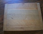 Vintage Rustic Primitive Cutting Board with Mortise and Tenon Joints