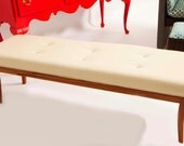 Hand Crafted Mahogany Bench