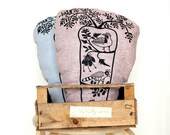 Pink decorative pillow/ children toy/ "Carrot" design