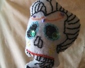 Rockabilly Elvis Felt Embroider'd Soft Sculpture