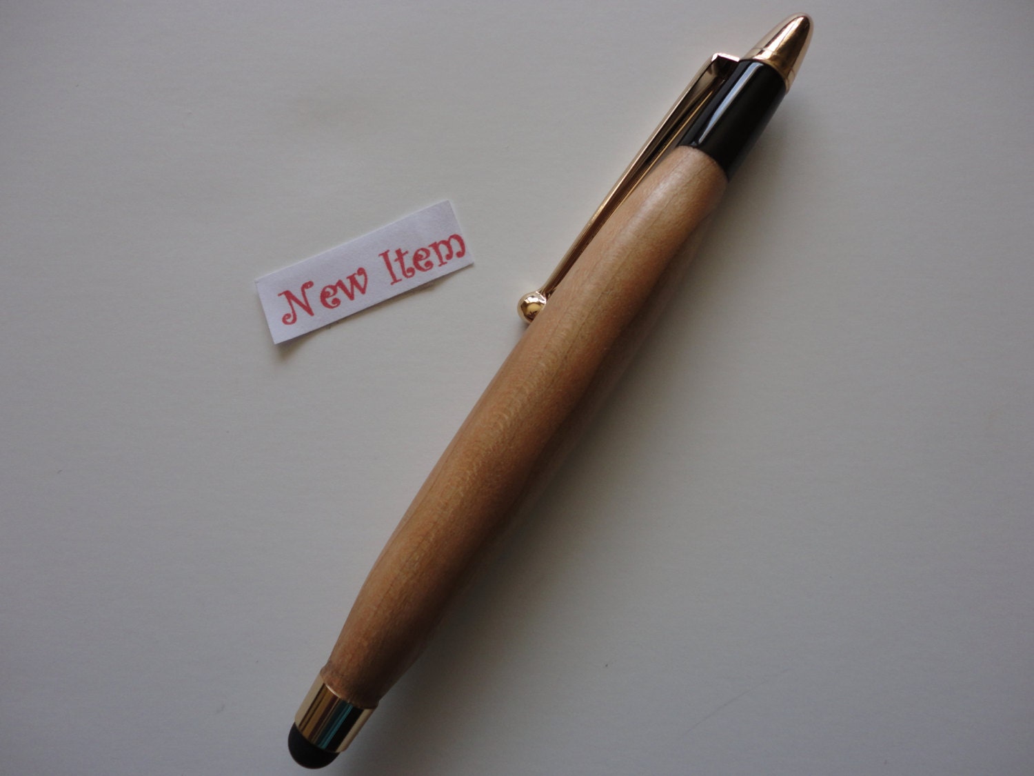 Tablet Touch Stylus in Cherry and 24 kt Gold