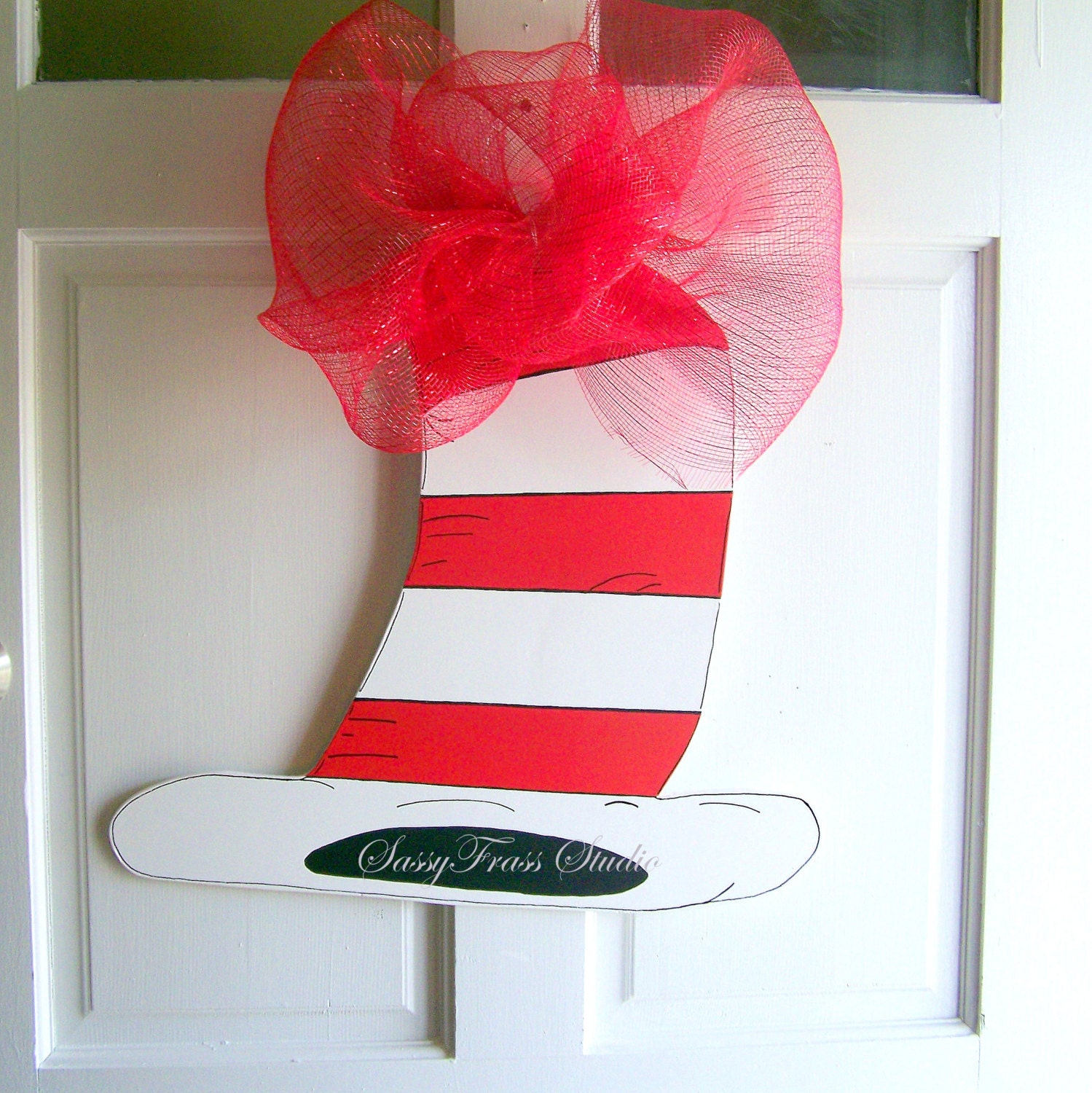 Wooden Dr. Seuss Inspired Hat Wall Decor