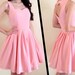 Back open heart dress made to order in size S M L