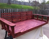 Custom Swinging Porch Bed