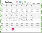 FITNESS CALENDAR- Calorie and Exercise Tracker Worksheet - Organizing Printable Planner -  PDF Digital Instant Download