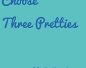 Choose Three Pretties- Three pairs of fabric covered button earrings