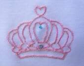Onesie, Babygrow. Any Size,Baby Girl,Pink Princess Crown,Baby will be beautiful in this...Make your Friends jealous