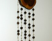 Rustic Wooden Home Decor wall hanging - handmade - eco friendly Home decor - wooden circle ring - Driftwood