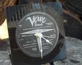 Vintage Stan Getz Jazz upcycled vinyl record clock