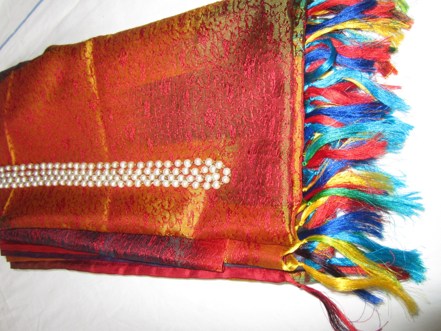 Boho shawl,Multi colour stole ,handmade -colourful silk scarves
