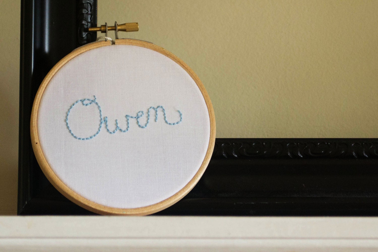Personalized Nursery Art / Embroidery Hoop Art / Baby Nursery, Kids and Childrens Rooms Decor / Baby Shower Gift