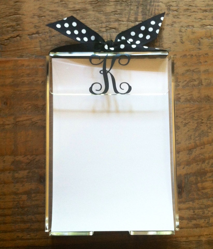 Personalized notepad holder