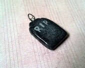 R.I.P. Gravestone Charm