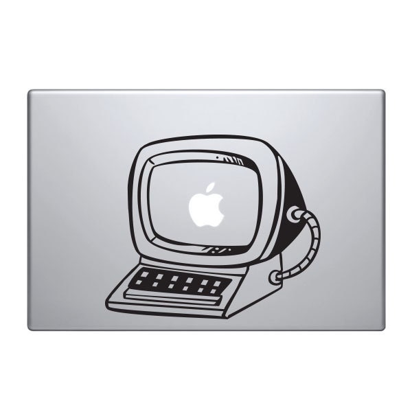 Macintosh funny Decal / Sticker Vinyl to fit Macbook Pro 13" 15" 17" - Custom sizes available - precision die cut computer pc
